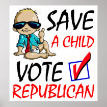 Save A Child T-Shirt Poster