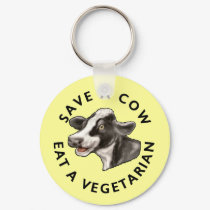 Save A Cow keychains by tshirtee Save A Cow keychains