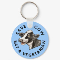 Save A Cow keychains by tshirtee Save A Cow keychains