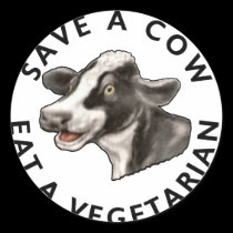 Save A Cow stickers