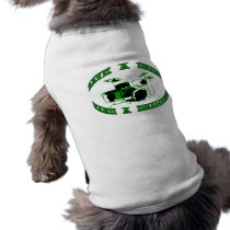 Save a Drum - Bang a Drummer in green pet clothing