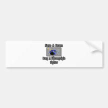 Save a Drum...Bang a Fibromyalgia Fighter Bumper Stickers
