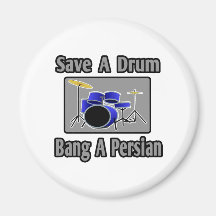 Save a Drum...Bang a Persian Fridge Magnets
