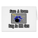 Save a Drum...Bang an NMR Guru cards