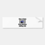 Save a Drum...Bang Someone Battling OCD Bumper Stickers