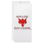 Save a fox - shoot a hunter rack card