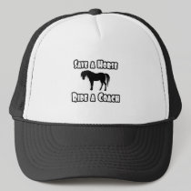 Save a Horse, Ride a Coach Mesh Hats