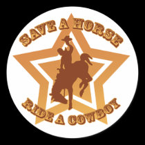 Save a Horse Ride a Cowboy stickers