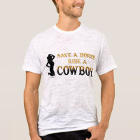 Save a horse ride a cowboy shirt
