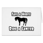 Save a Horse, Ride a Lawyer cards