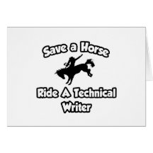 Save a Horse, Ride a Technical Writer Cards