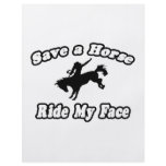 Save a Horse, Ride My Face Flyer Design
