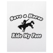 Save a Horse, Ride My Face Customized Letterhead