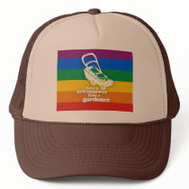 SAVE A LAWNMOWER. RIDE A GARDNER TRUCKER HATS
