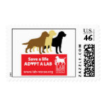 Save A Life Adopt A Lab Stamps