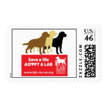 Save A Life Adopt A Lab Stamps