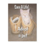 Save A Life Adopt A Pet Postcard