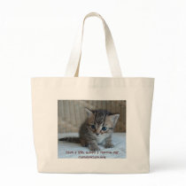 Save a life, adopt a rescue cat Bag