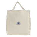 Save A Life Adopt A Rescue Dog (Blue) embroidered bags by PugsNPals Save A Life Adopt A Rescue Dog (Blue) embroidered bags