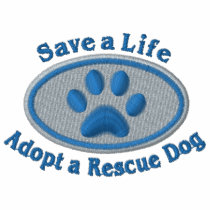 Save A Life, Adopt A Rescue Dog Emb. Tees embroidered shirts by designsbydandy Save A Life, Adopt A Rescue Dog Emb. Tees embroidered shirts
