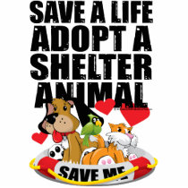 Save A Life Adopt A Shelter Animal Photo Cut Outs