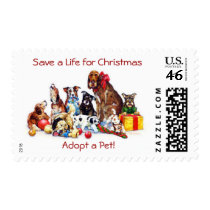 Save a Life for Christmas Postage Stamps