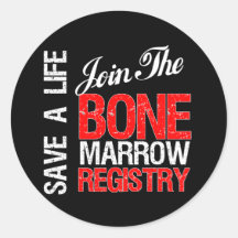 Save a Life Join The Registry Bone Marrow Donor Sticker