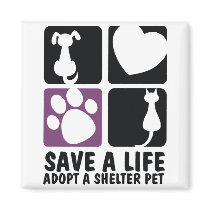 Save A Life Refrigerator Magnets