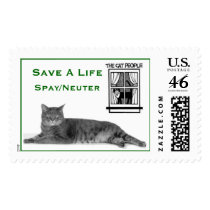 Save A Life Spay/Neuter Postage Stamp