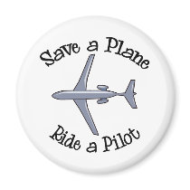 Save a Plane Magnet