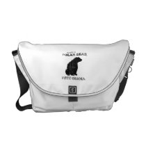 SAVE A POLAR BEAR VOTE OBAMA Faded.png messenger bags