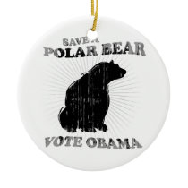 SAVE A POLAR BEAR VOTE OBAMA Faded.png ornaments