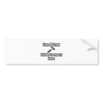 Save a Screw, Nail an Emergency Nurse Bumper Stickers