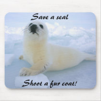 Save a Seal Mousepad by CyberGenie Save a Seal Mousepad
