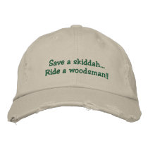 Save a skiddah....  Hat Embroidered Hats