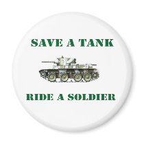 Save A Tank Magnet