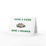 Save A Tank Ride A Soldier 4 Cards