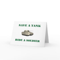 Save A Tank Ride A Soldier 4 Cards