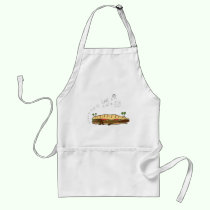 Save a Tree Eat a Beaver aprons