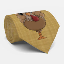 Save a Turkey - Eat ham Neck Tie