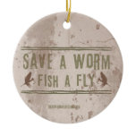 Save a Worm Christmas Ornament