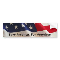 Save America, Buy American bumper stickers by notjohnchow Save America, Buy American bumper stickers