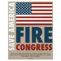 Save America Fire Congress flyers by AmericanElephant Save America Fire Congress flyers