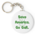Save America Go Galt Key Chain