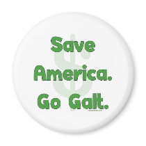Save America Go Galt Fridge Magnet