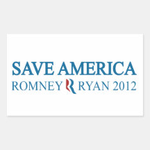 Save America Rectangular Sticker
