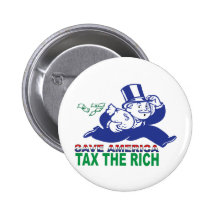 Save America/ Tax the Rich Button