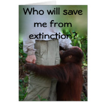 Save Animals from Extinction card