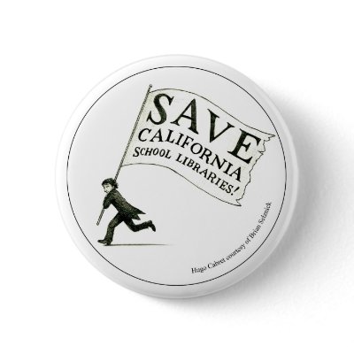Save California School Libraries - Circle Pins by mariaceleste74