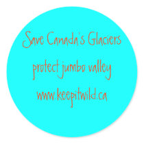 Save Canada's Glaciers stickers